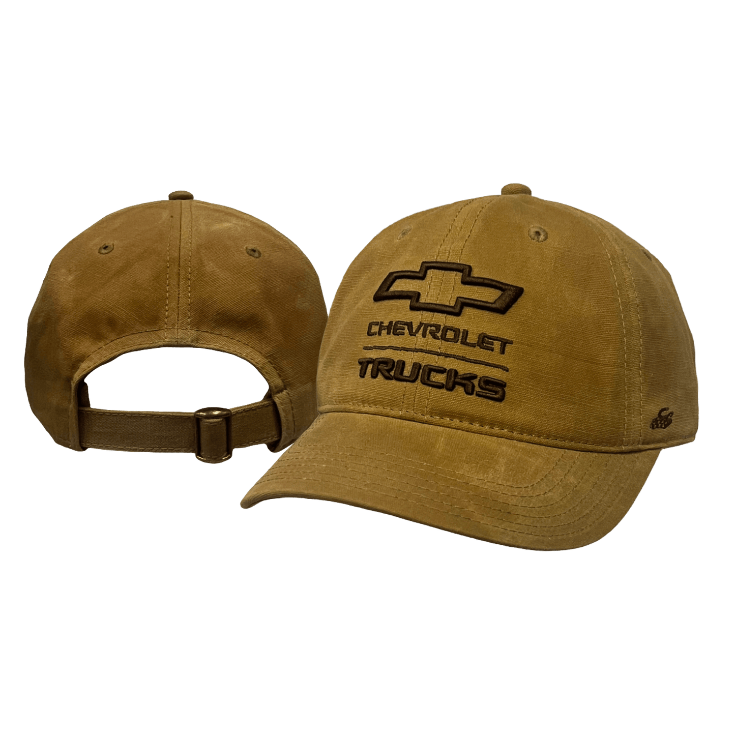 Chevrolet Trucks Oil-Coated Canvas Adjustable Cap