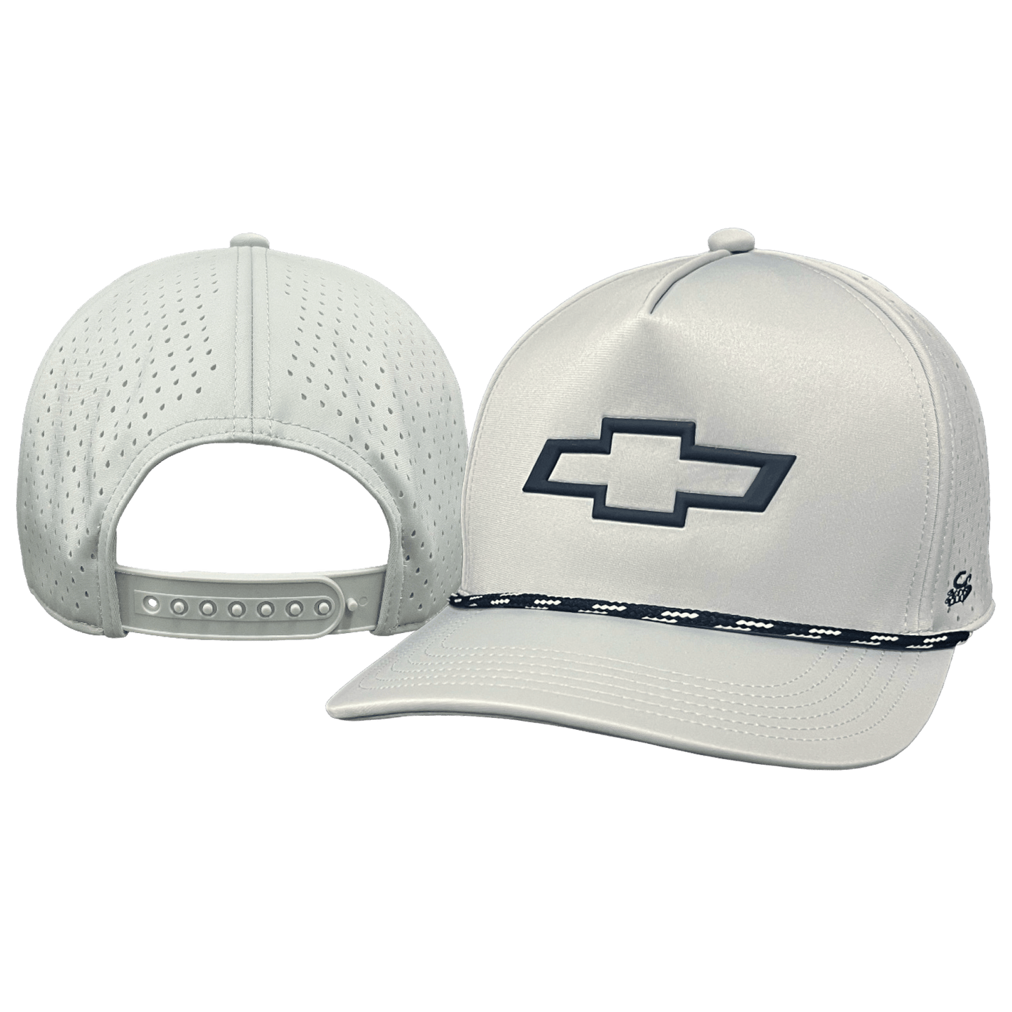 Chevrolet Neoprene 3D Bowtie Perforated Snapback Hat
