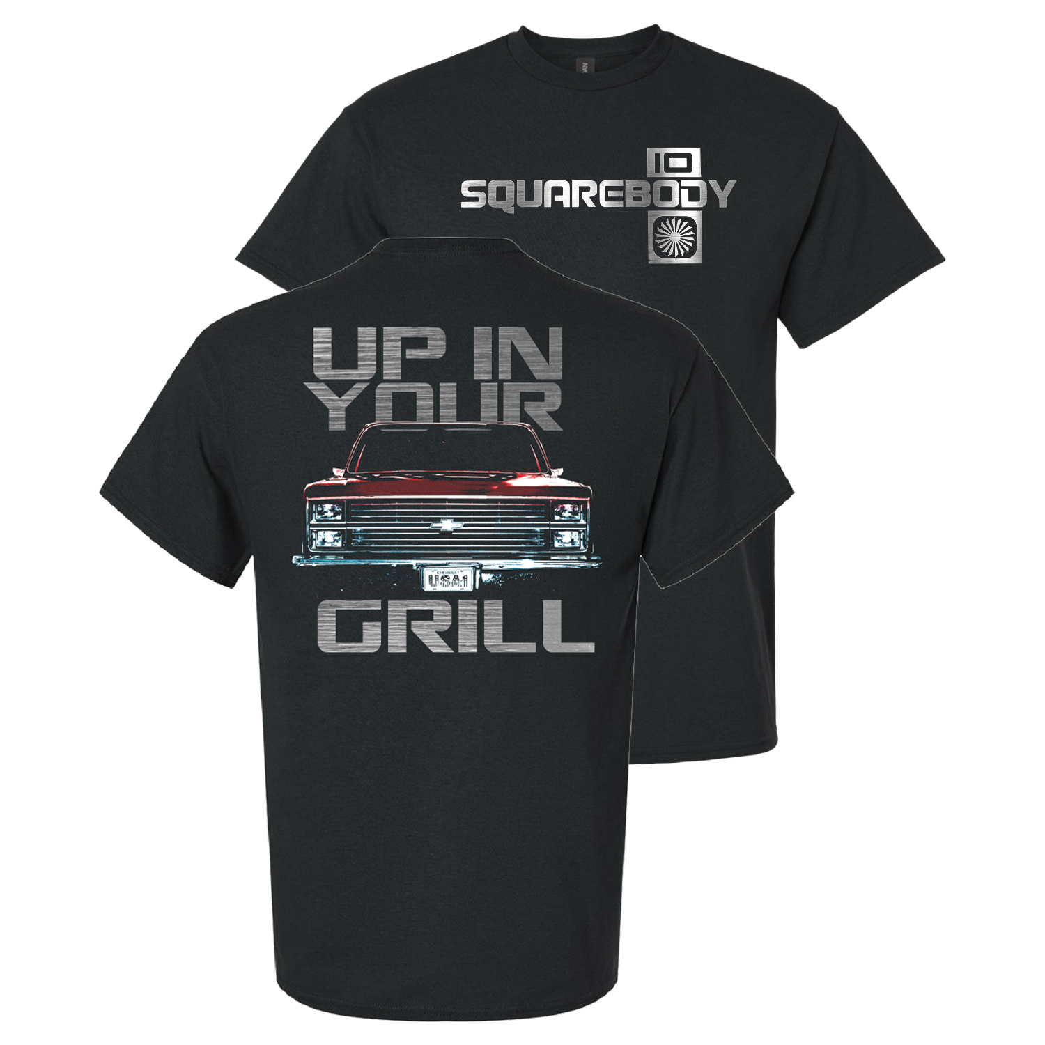 Chevy Trucks C10 Squarebody "Up In Your Grill" T-Shirt