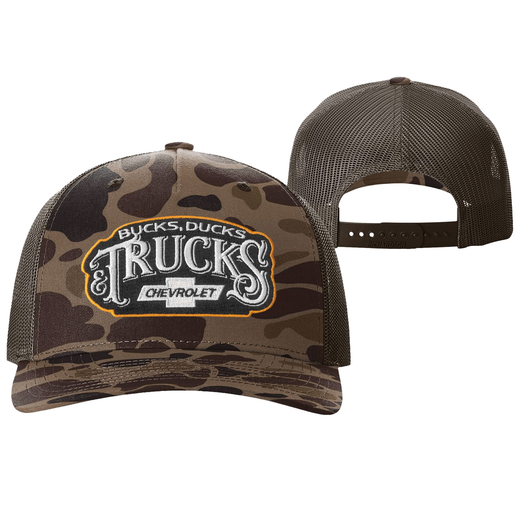 Chevy Trucks "Bucks, Ducks, Truck" Camo Trucker