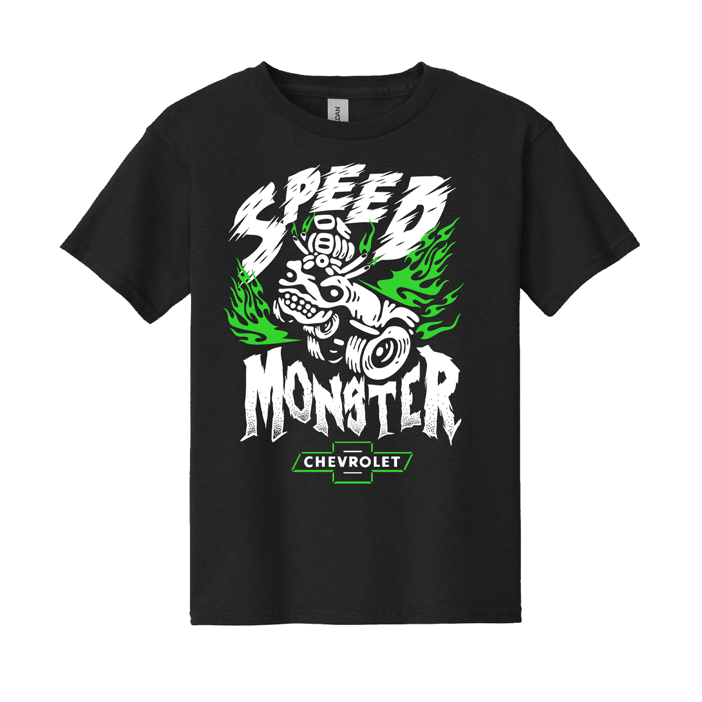 Youth Black Speed Monster T-Shirt