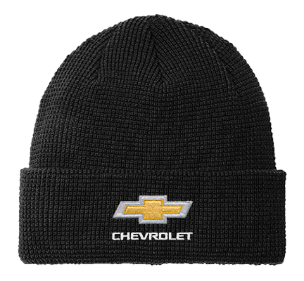 Chevrolet "Gold Bowtie" Thermal Knit Cuffed Beanie (Backordered)