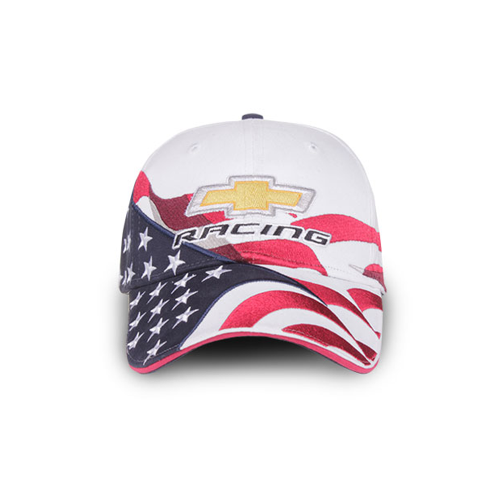 Chevy Racing USA Flag Hat